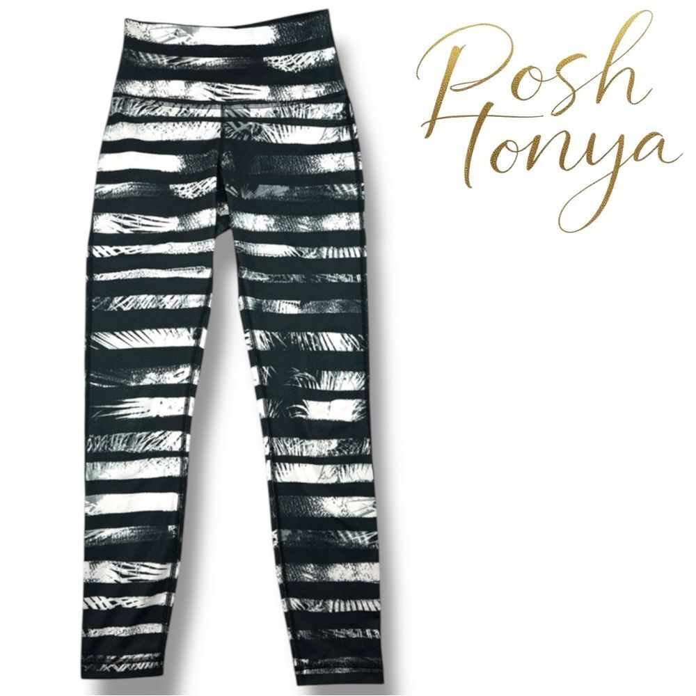 Lululemon High Times Shady Palms High Waist Leggings Size 4 Athleisure